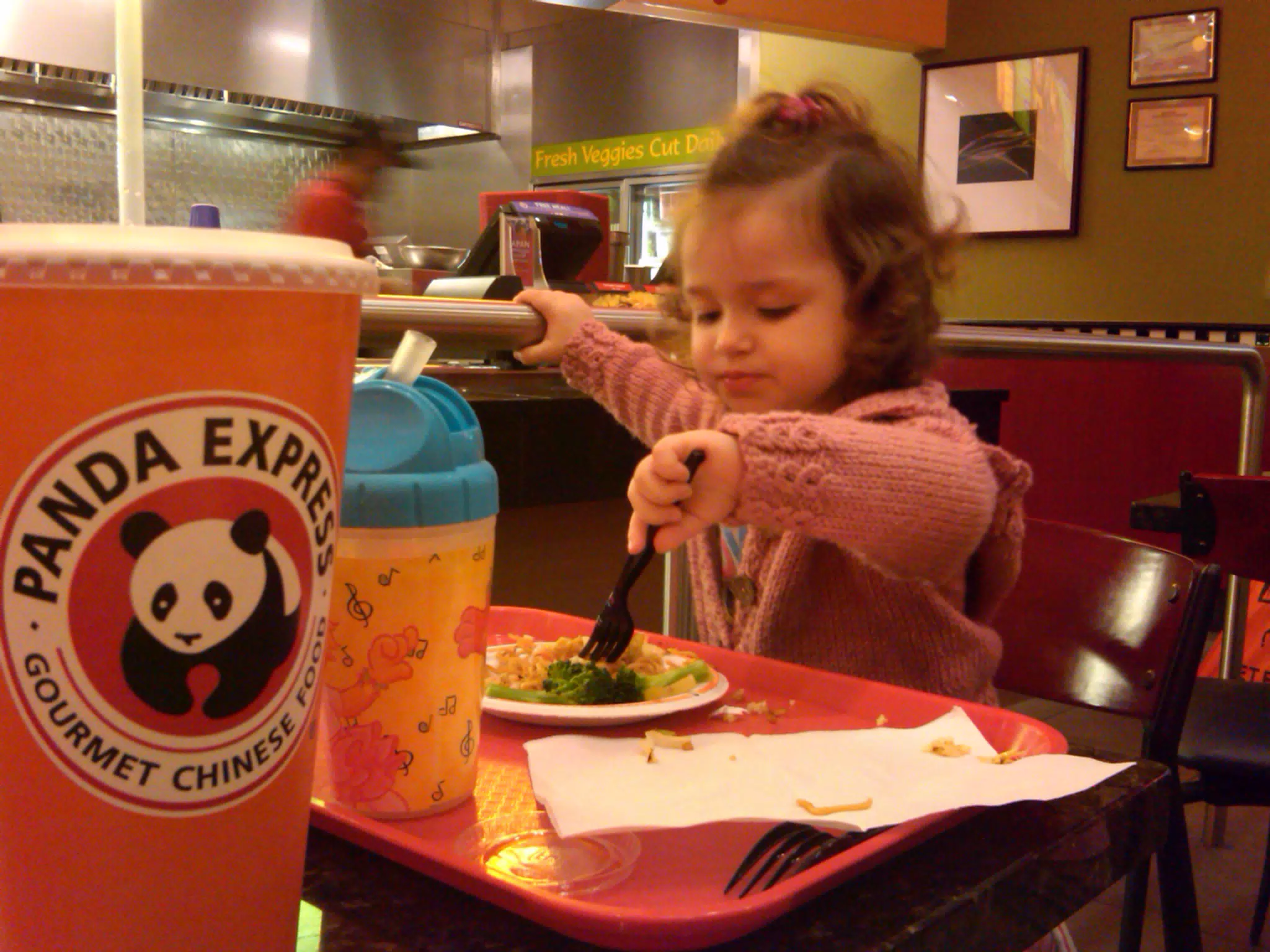Liesl Eating Noodles