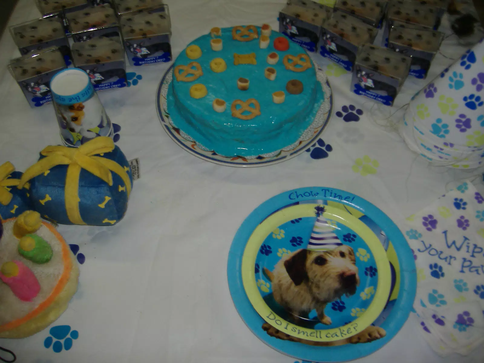 The Birthday Spread for Oreo and Friends