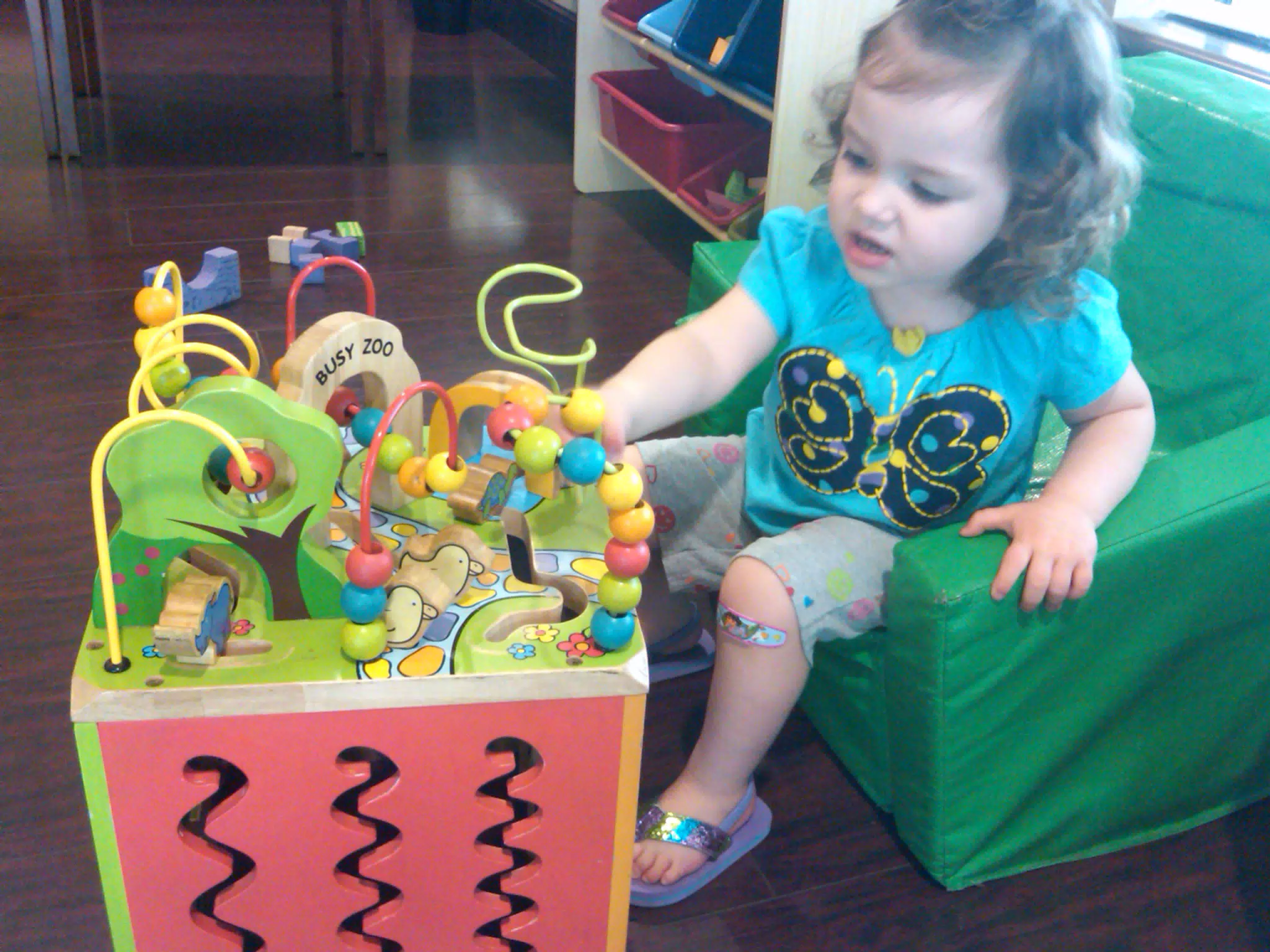 Liesl Playing at the Dr Office