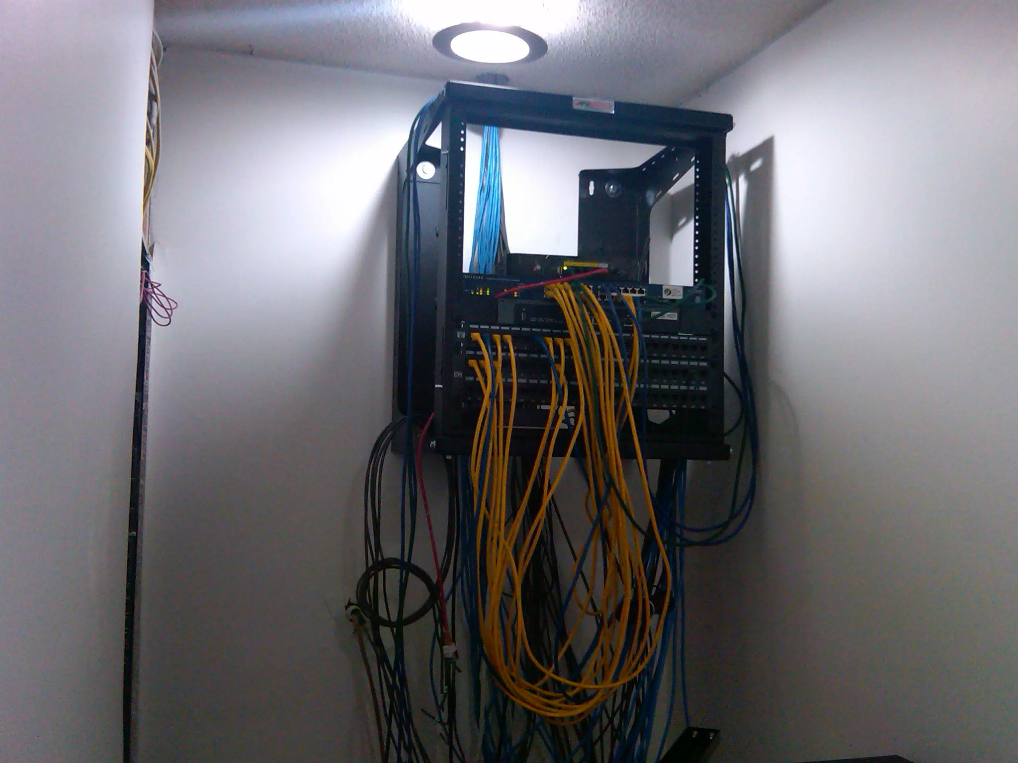 New House Wiring, Wall Rack