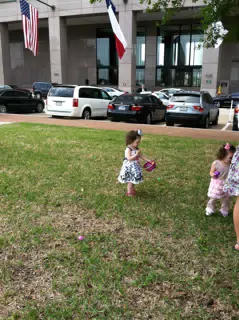 Liesl Hunting Easter Eggs