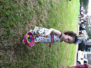 Liesl Hunting Easter Eggs