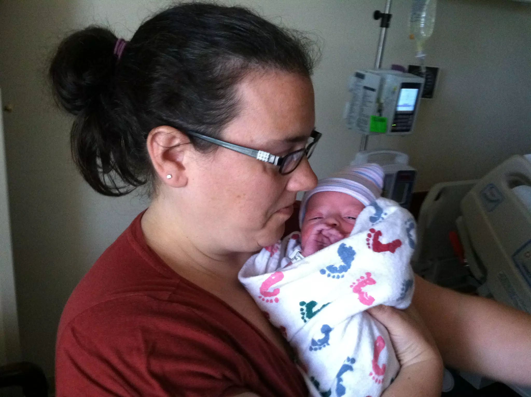 Francesca Holding Luciana Francesca