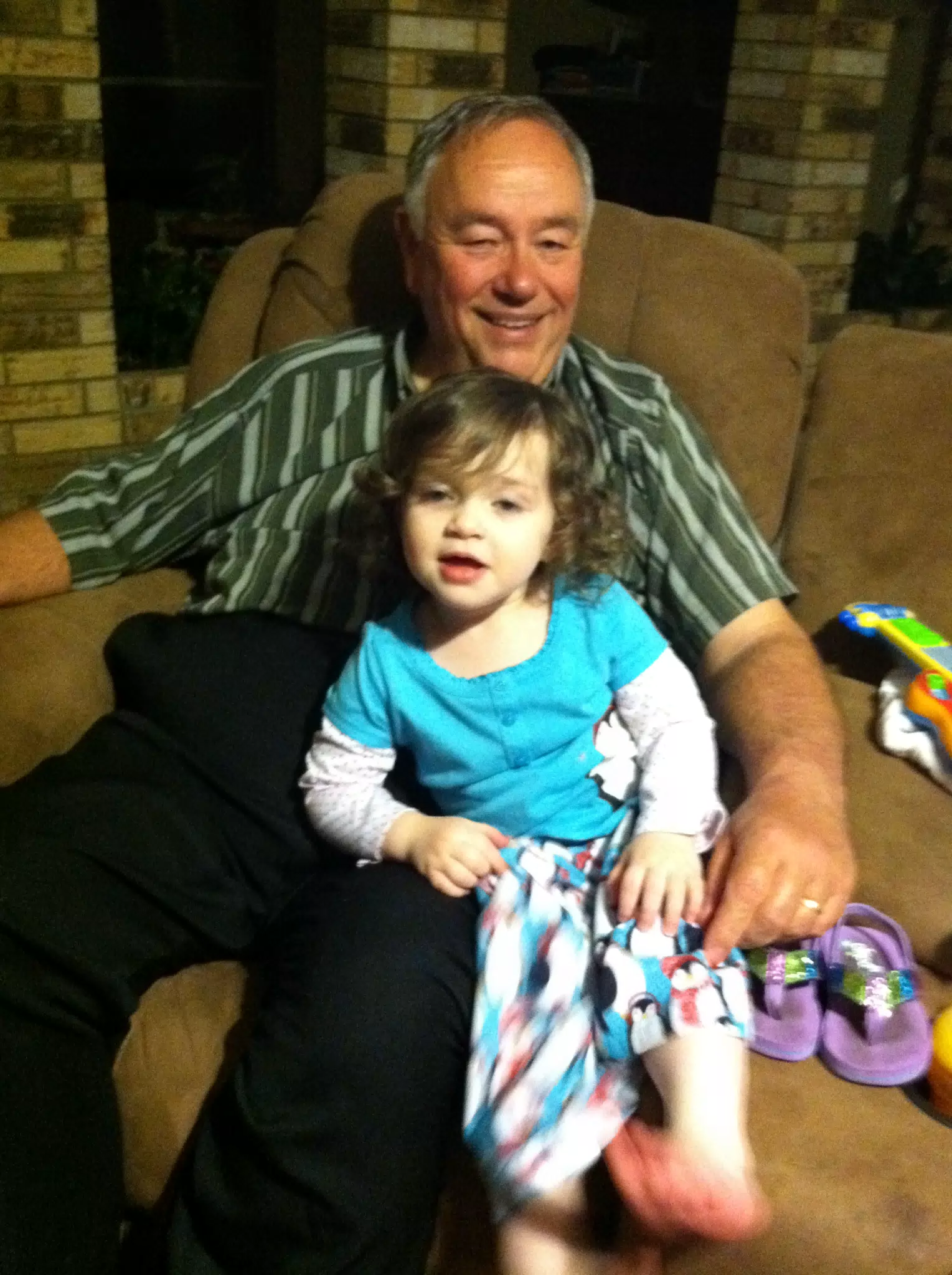 Dad Holding Liesl