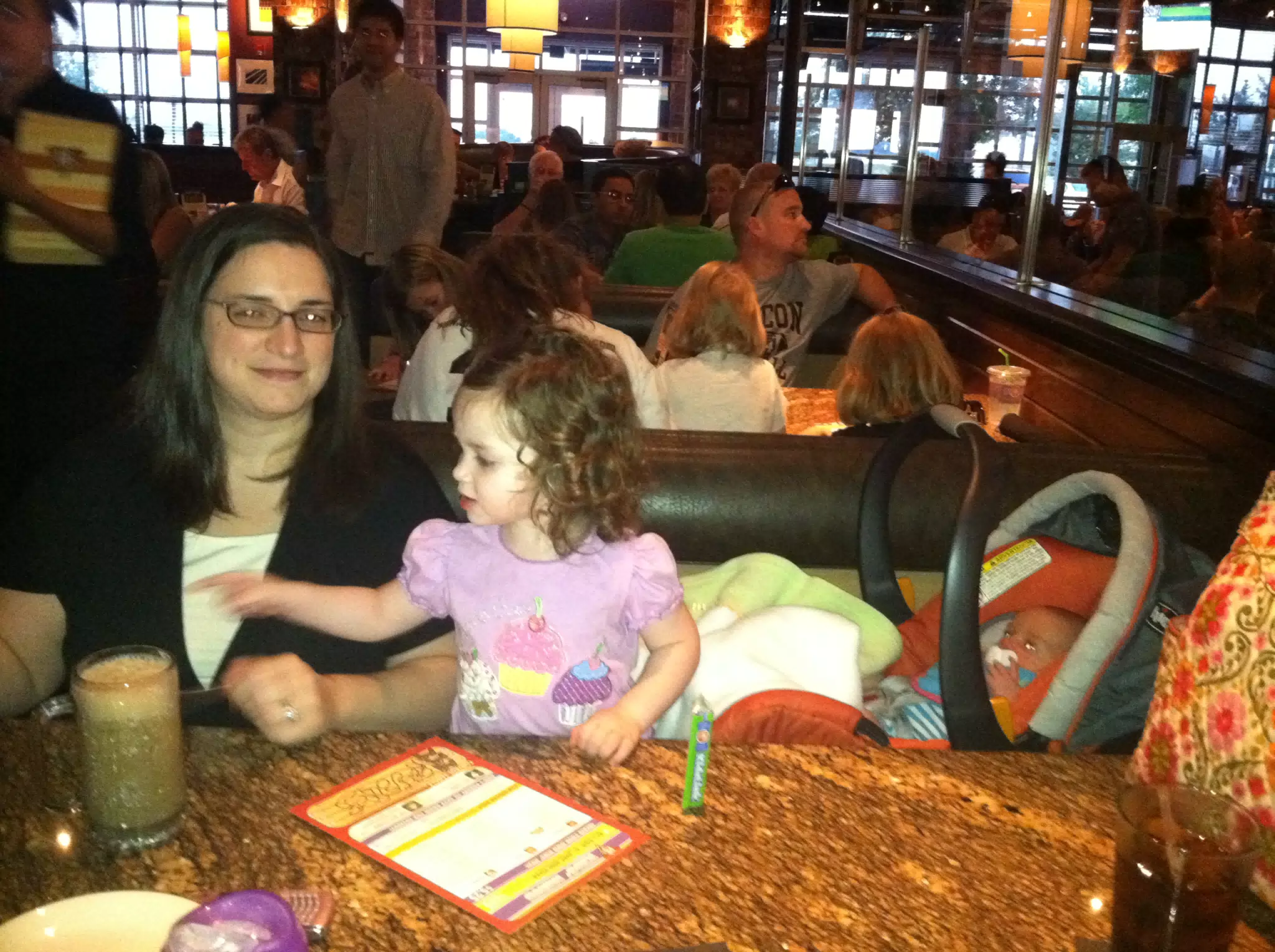 The Miller Girls at Dinner