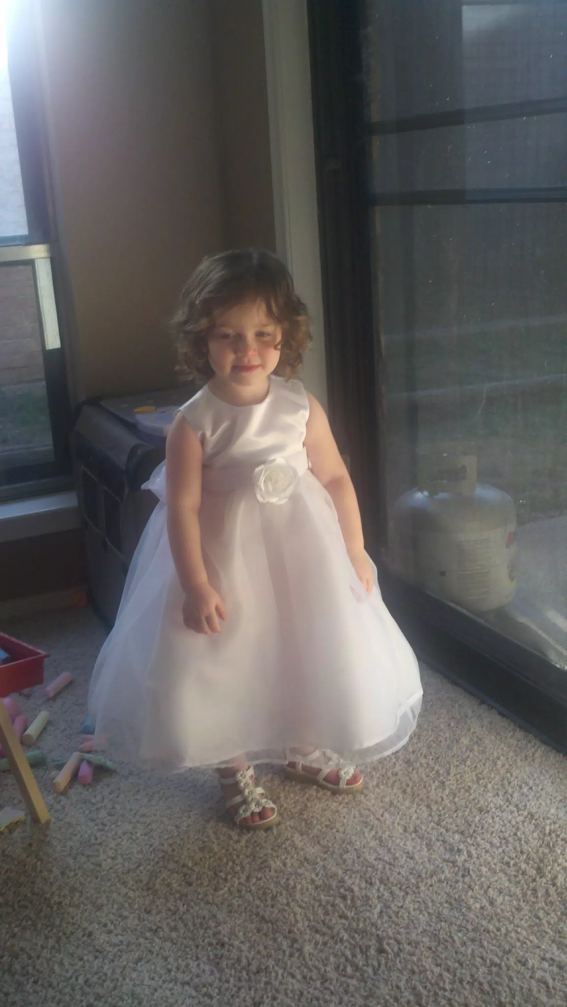 Liesl in Her First Flower Girl Dress
