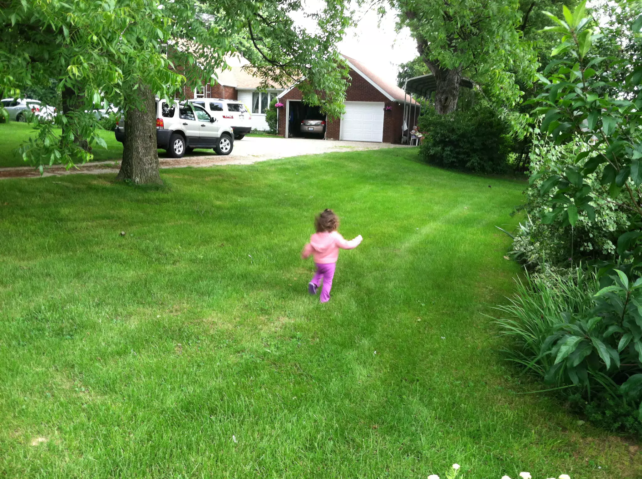 Liesl in the Garden