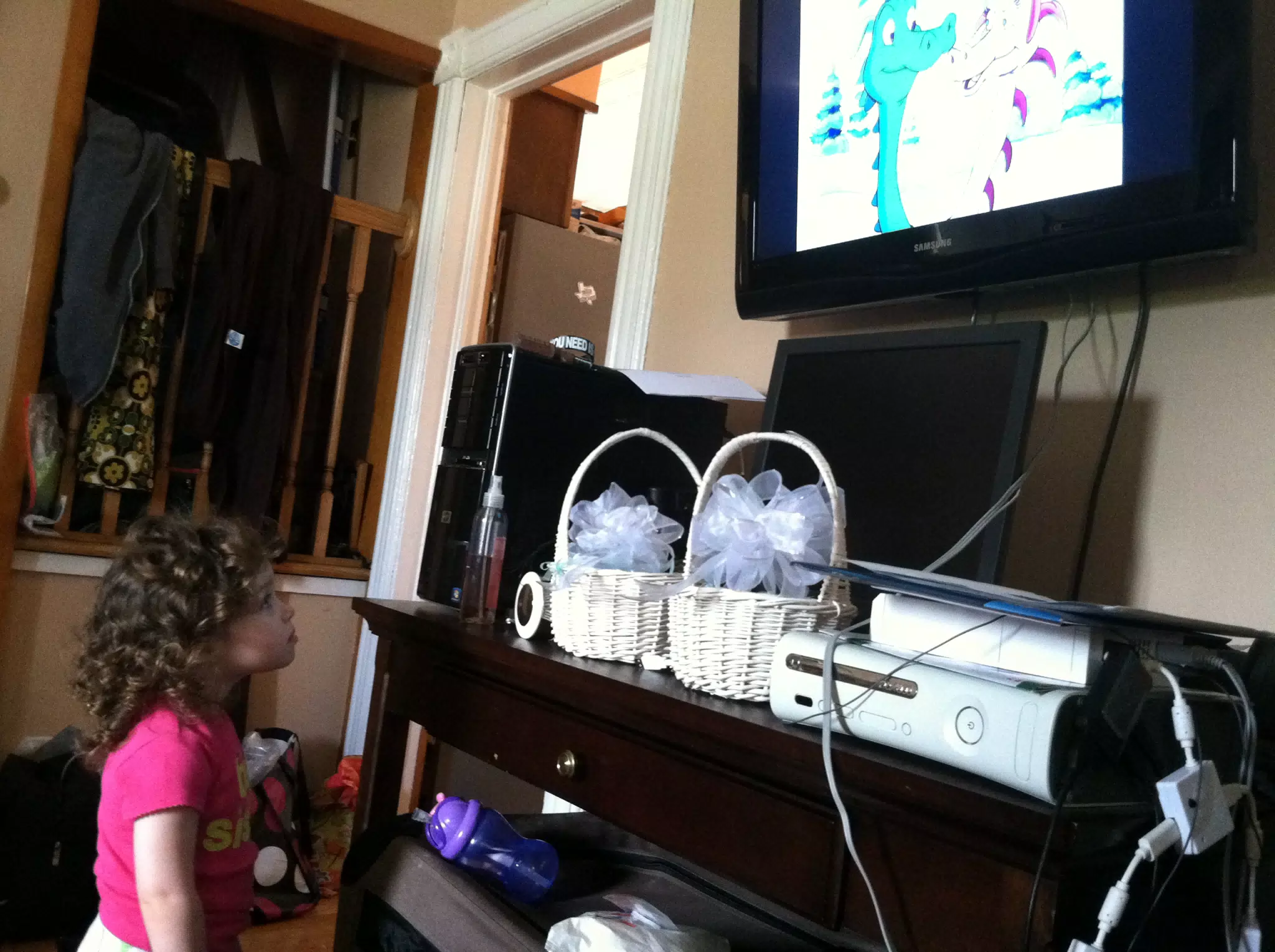 Liesl Watching Netflix