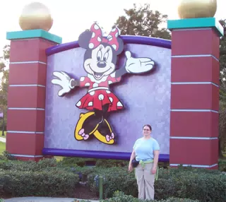 Dominica Miller (Min) and Minnie Mouse