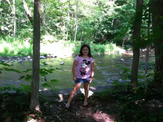 Morning Walk with Emily at Frankfort Gorge
