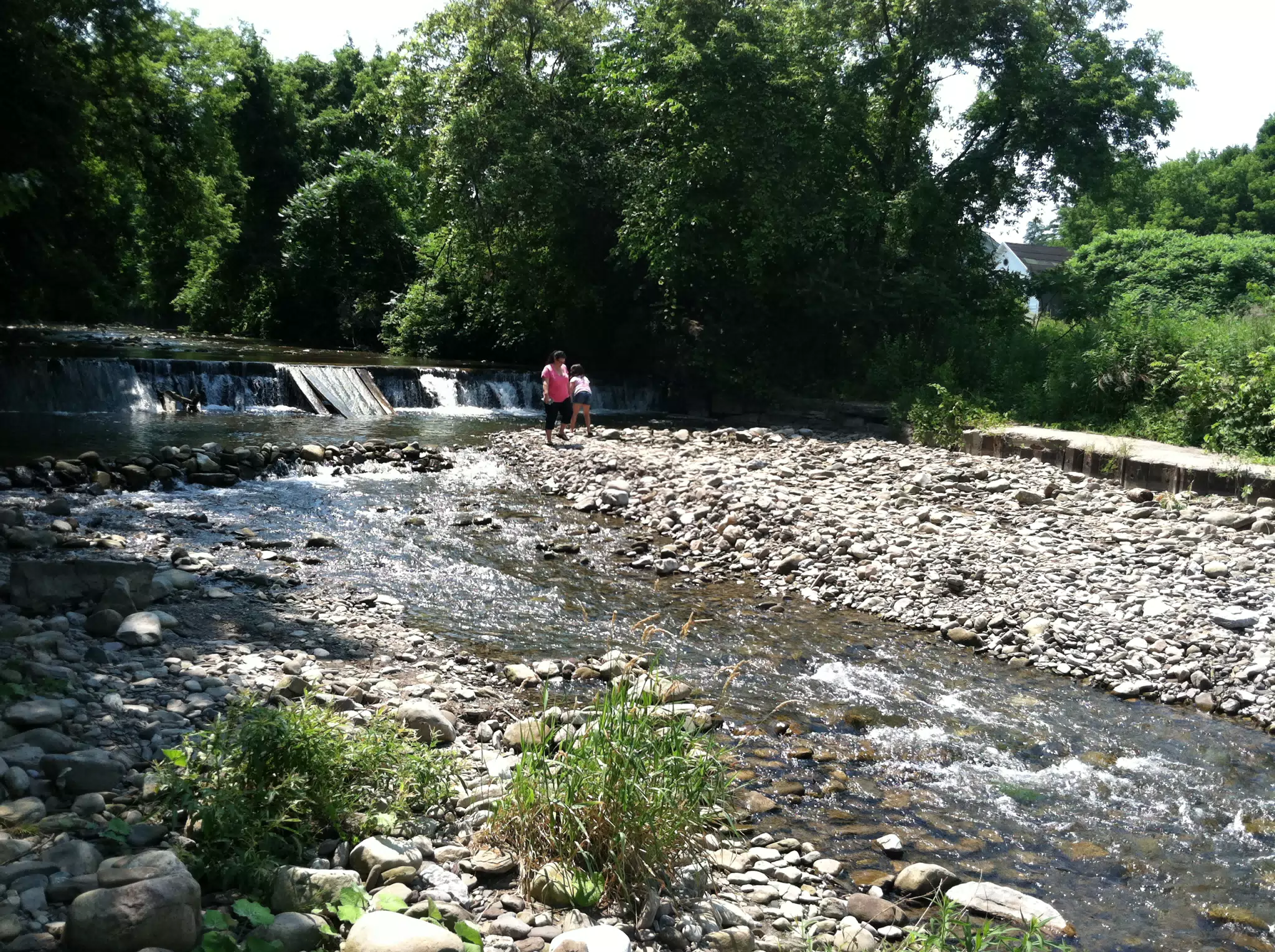 Francesca and Emily on Moyer Creek