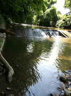 Falls on Moyer Creek Just Before Going into Erie Canal