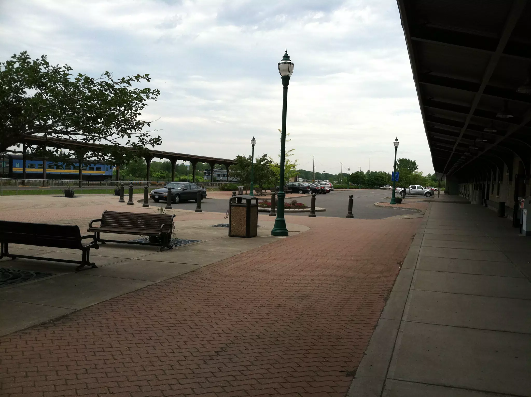 East Platform at Utica's Union Station