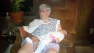 Luciana and Great Grandma