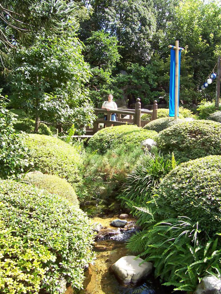 Dominica on Japan Bridge in EPCOT