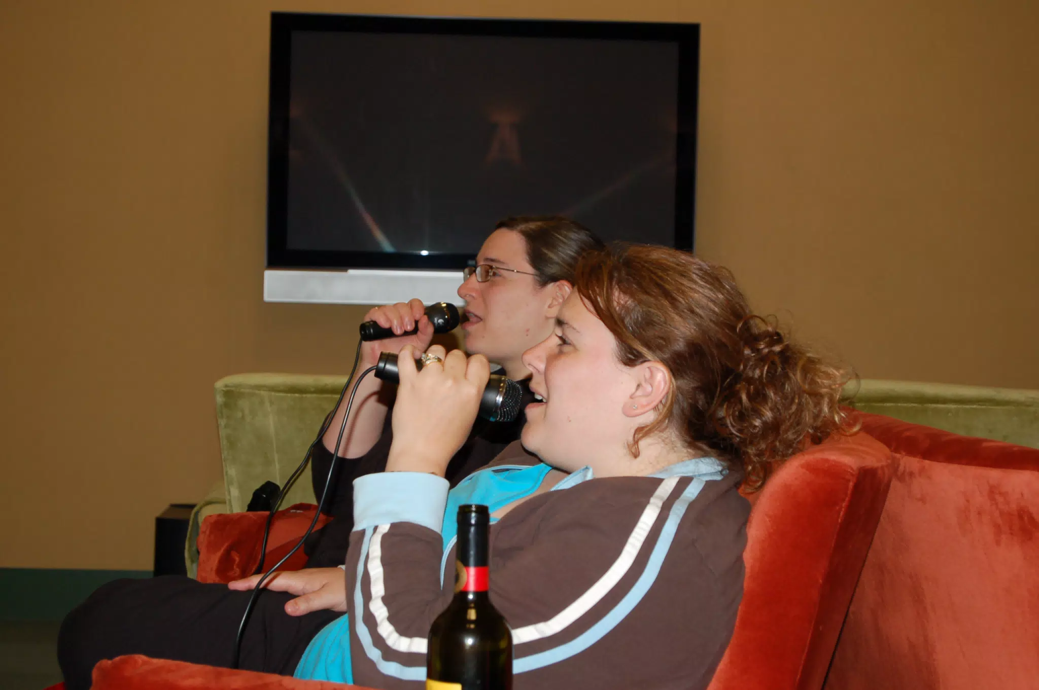 Dominica Miller and Francesca Grice Singing Karaoke