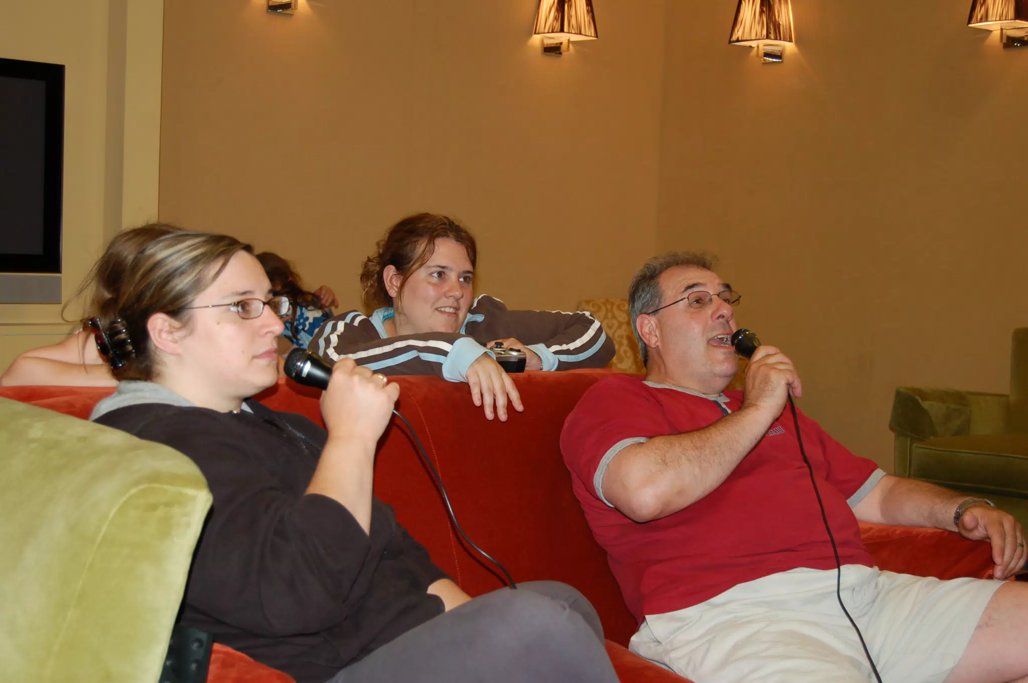 Dominica Miller and Frank Tocco Singing Karaoke