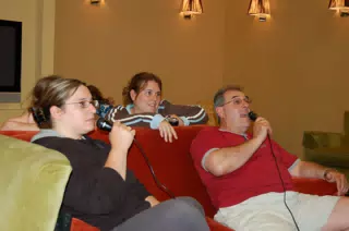 Dominica Miller and Frank Tocco Singing Karaoke