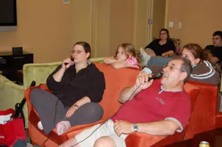 Dominica Miller and Frank Tocco Singing Karaoke