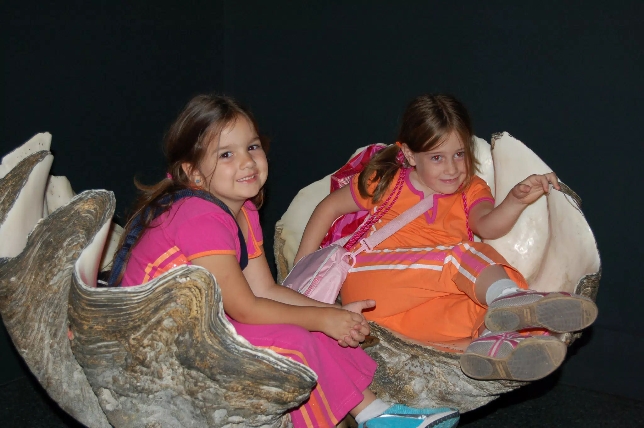 Emily and Madeline at AMNH