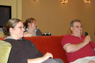 Dominica Miller and Frank Tocco Singing Karaoke