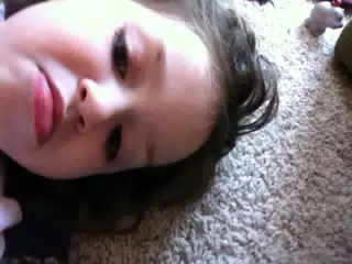 Liesl Playing with my iPhone