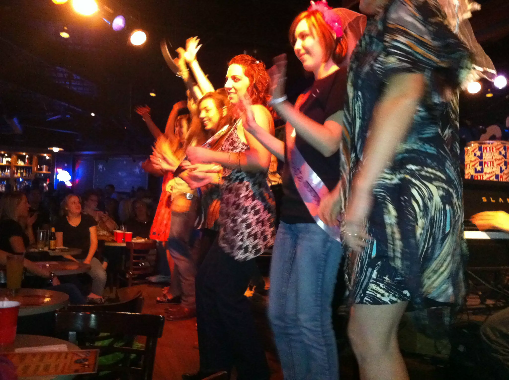 Jenn Dancing in the Birthday Lineup
