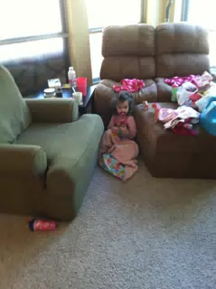 Liesl Watching tv