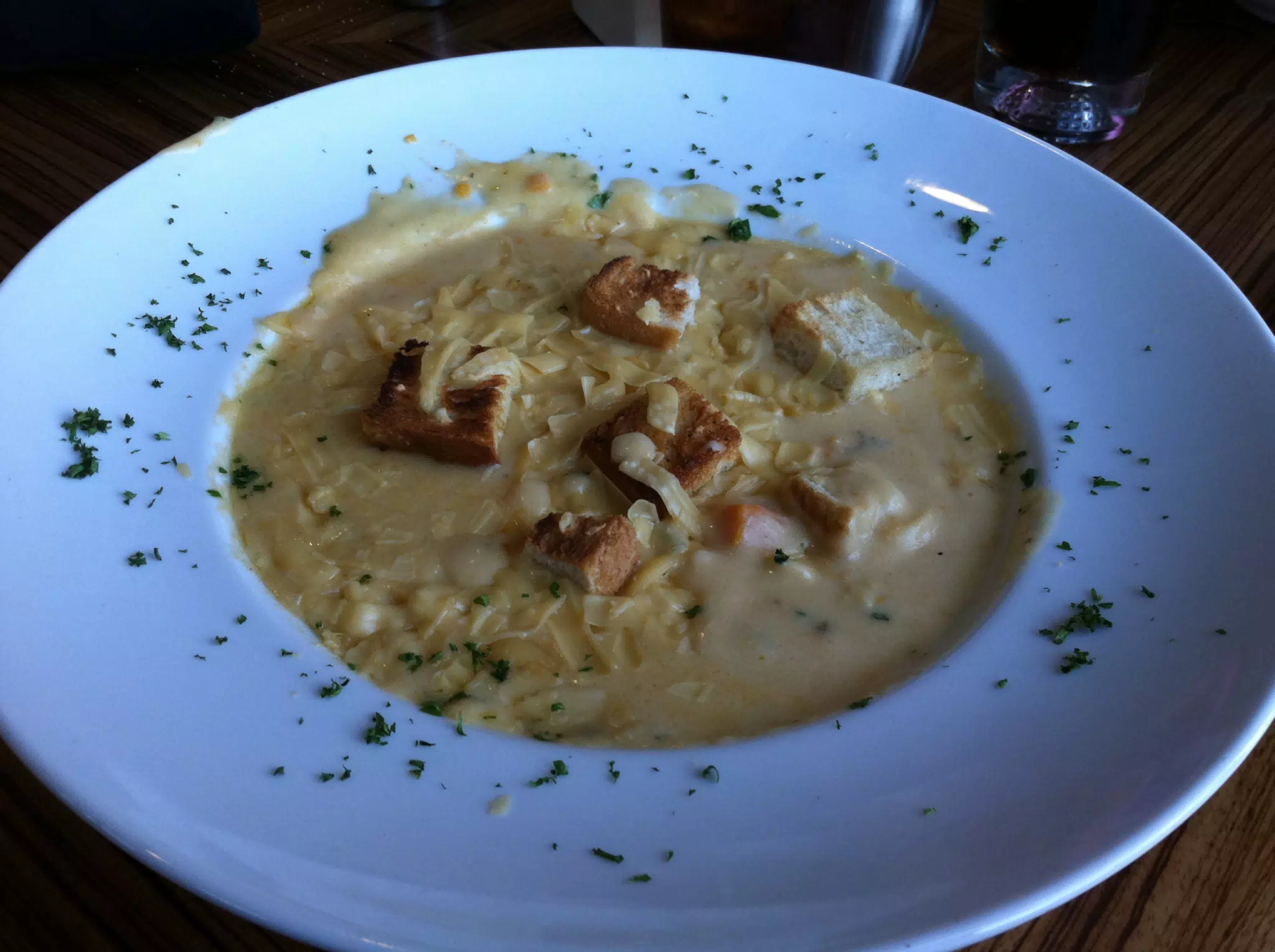 Beer and Three Cheese Soup
