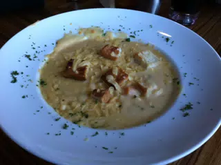 Beer and Three Cheese Soup