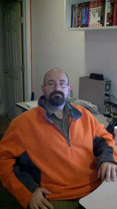 At My Desk in Orange