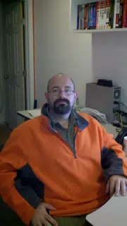 At My Desk in Orange