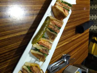 Salmon Club Sandwich