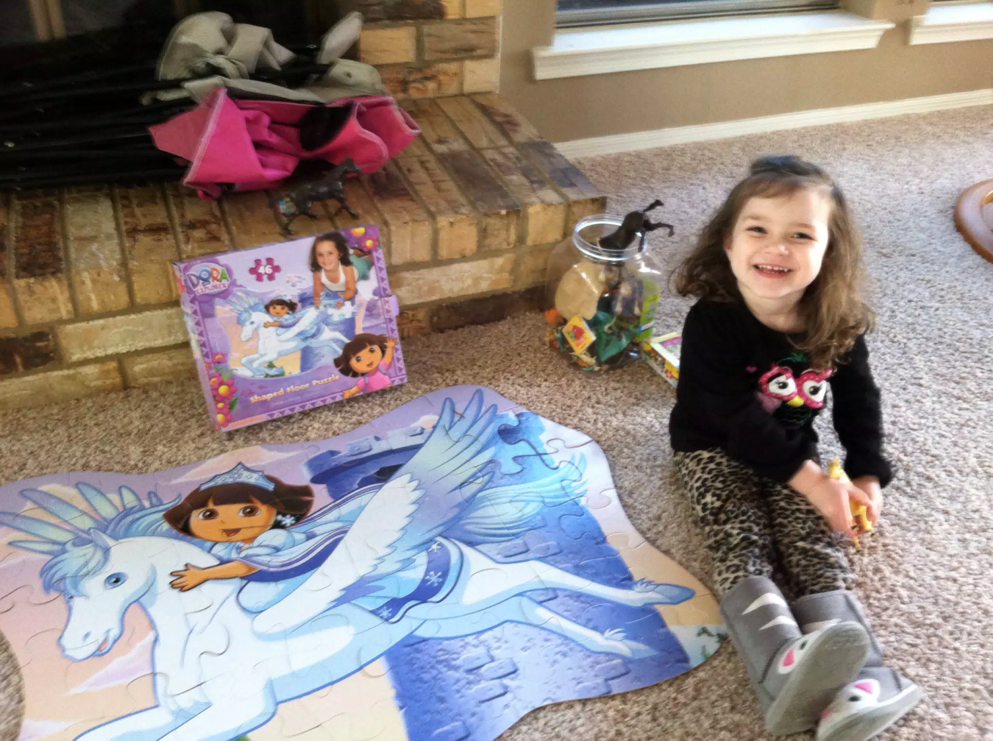 Liesl's New Floor Puzzle