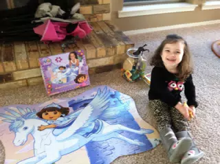 Liesl's New Floor Puzzle