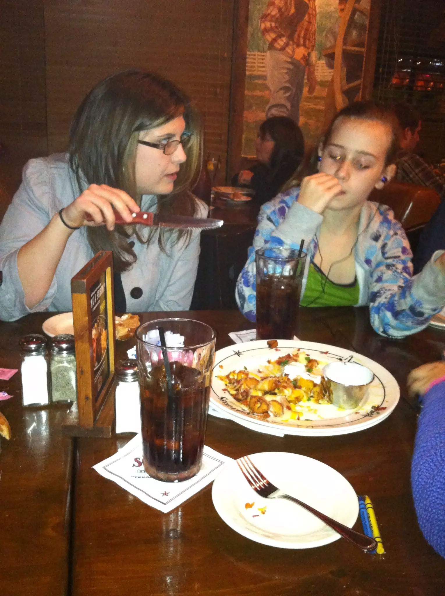 Brittany and Madeline at Saltlick