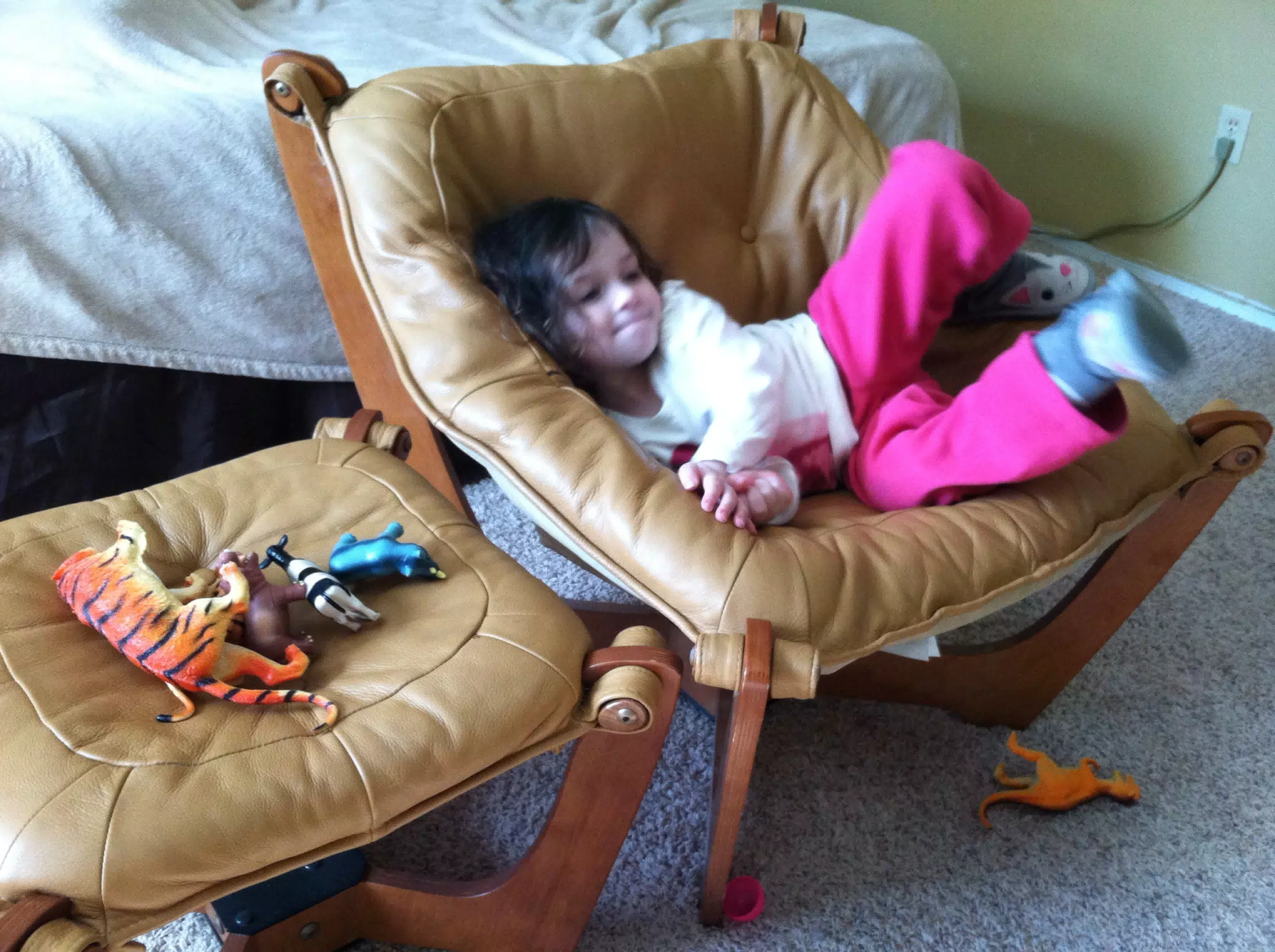 Liesl in Moon Chair