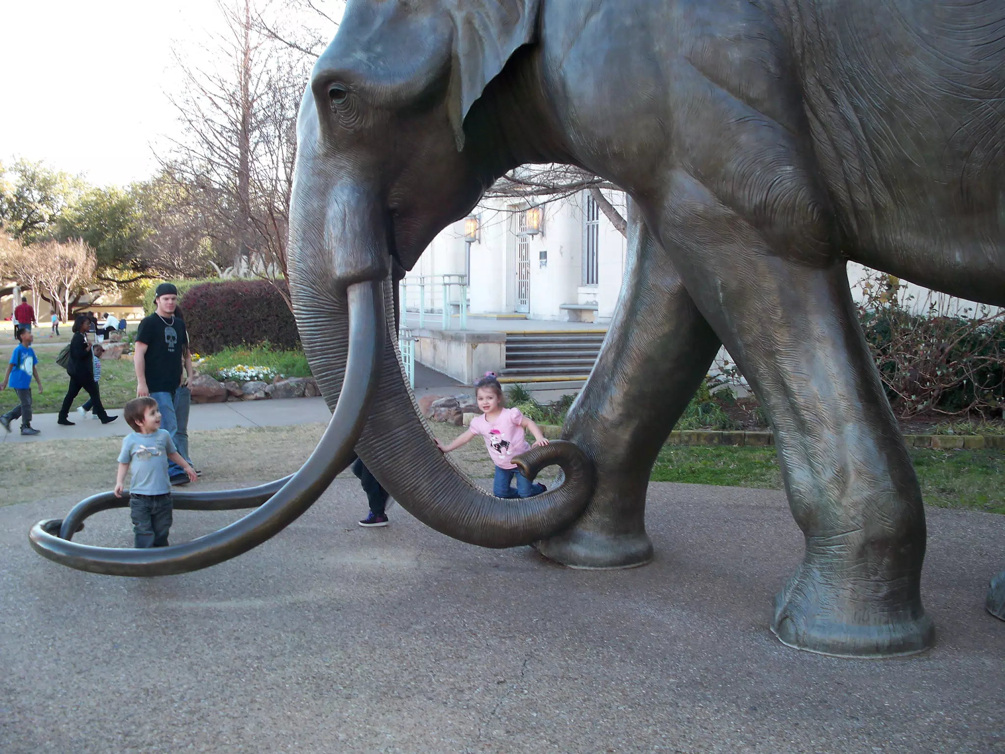 Liesl Climbing the Mammoth