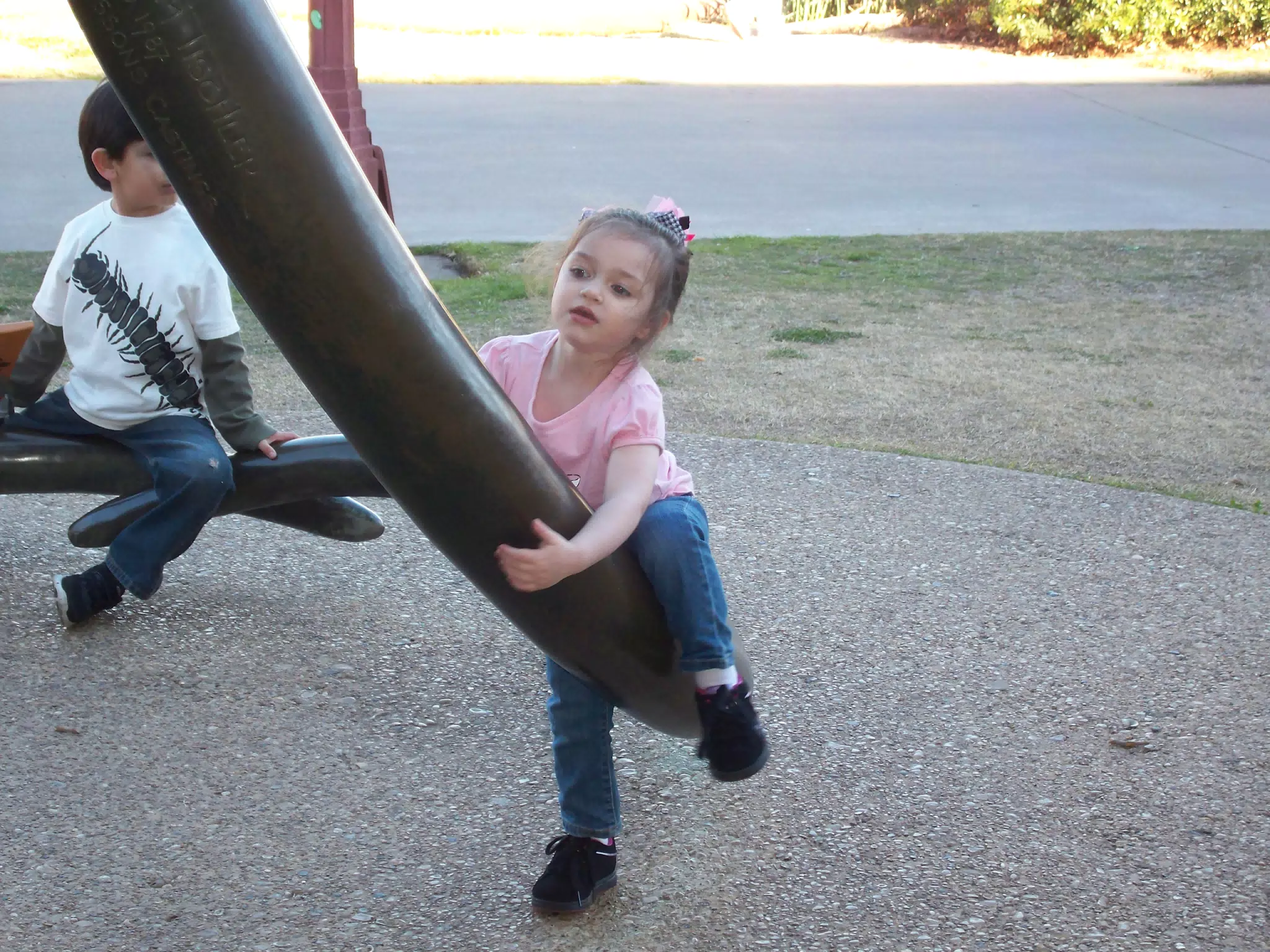 Liesl Climbing the Mammoth