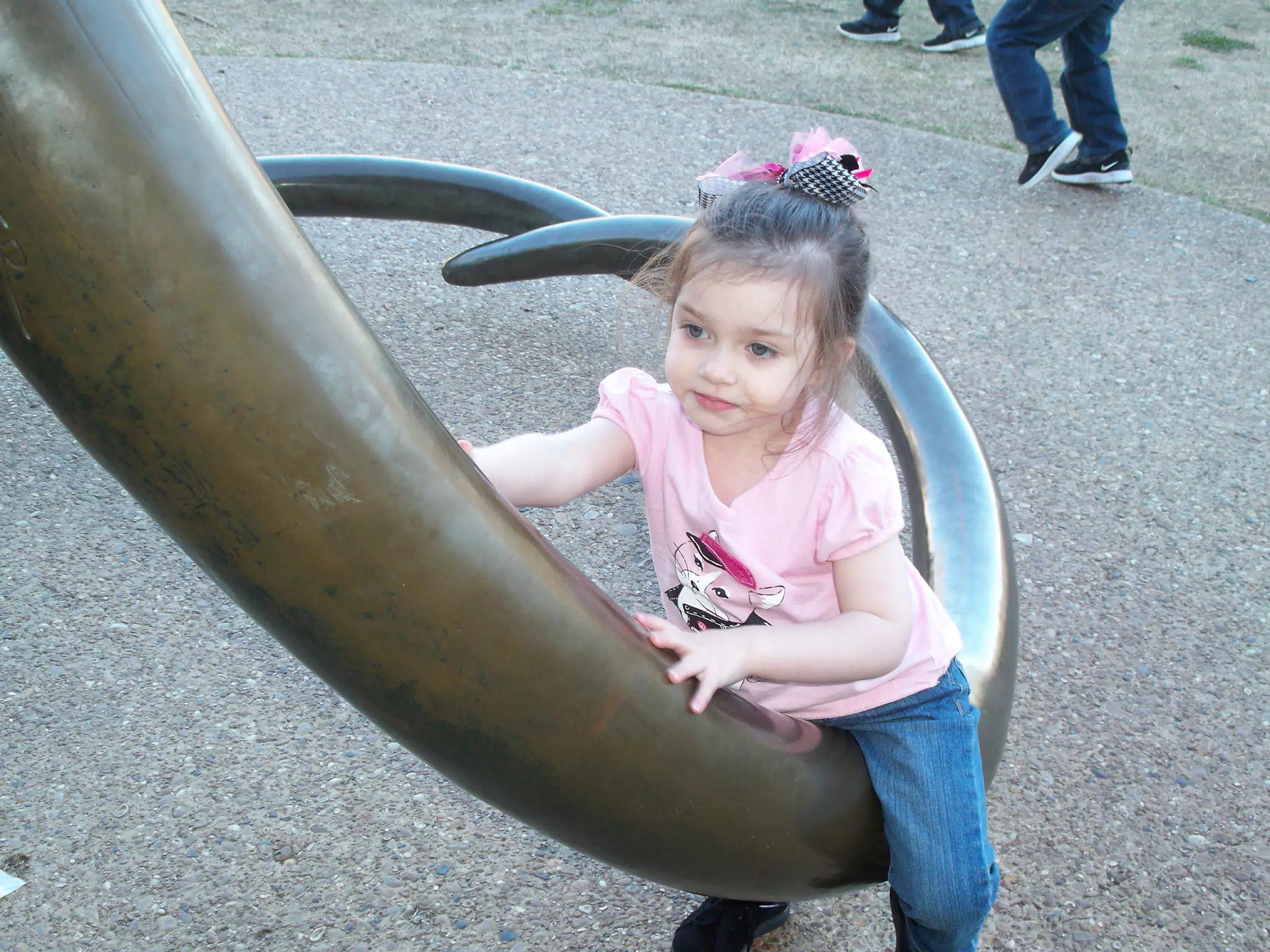Liesl Climbing the Mammoth