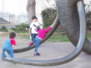 Liesl Climbing the Mammoth