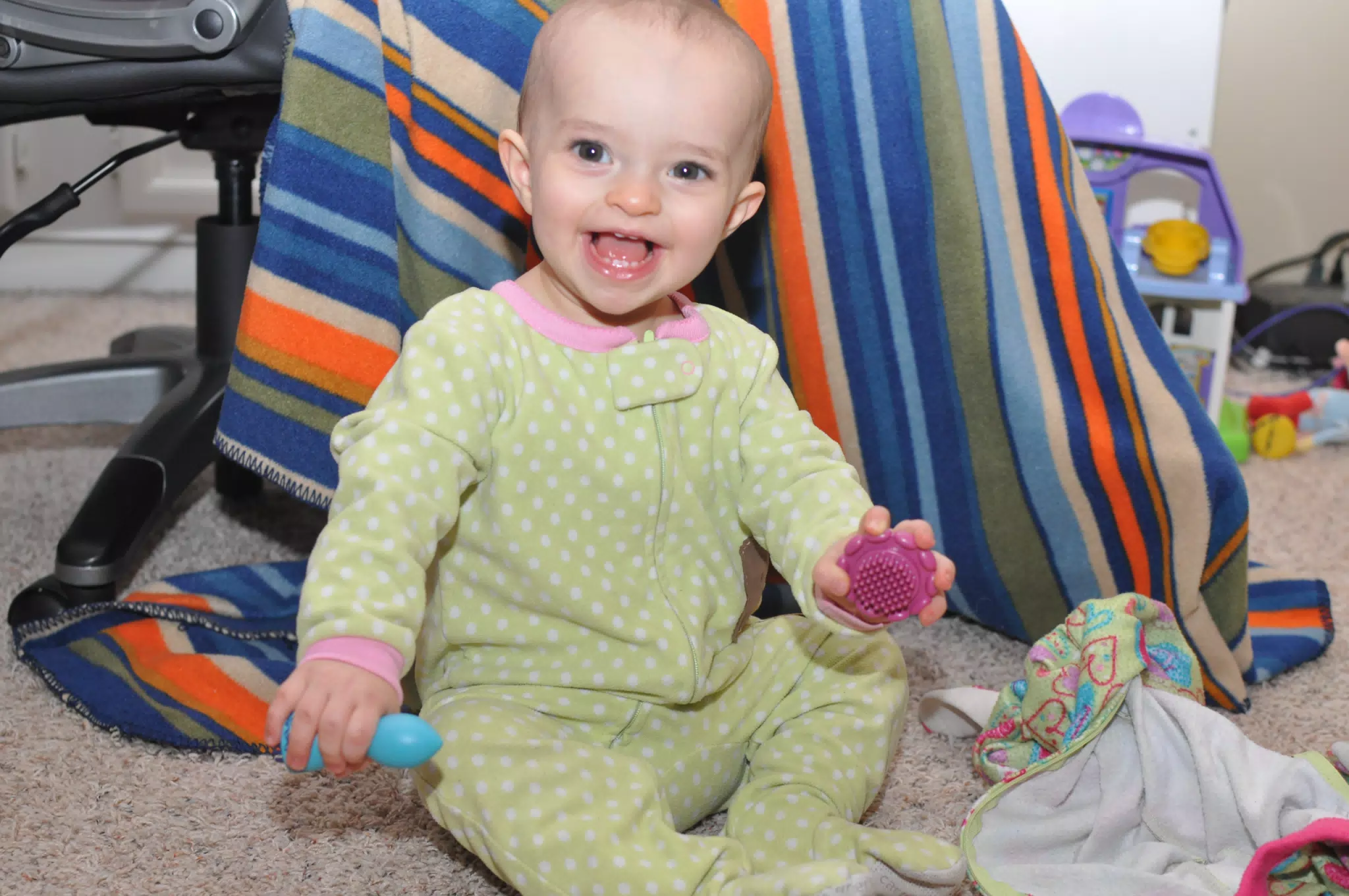 Luciana Laughing