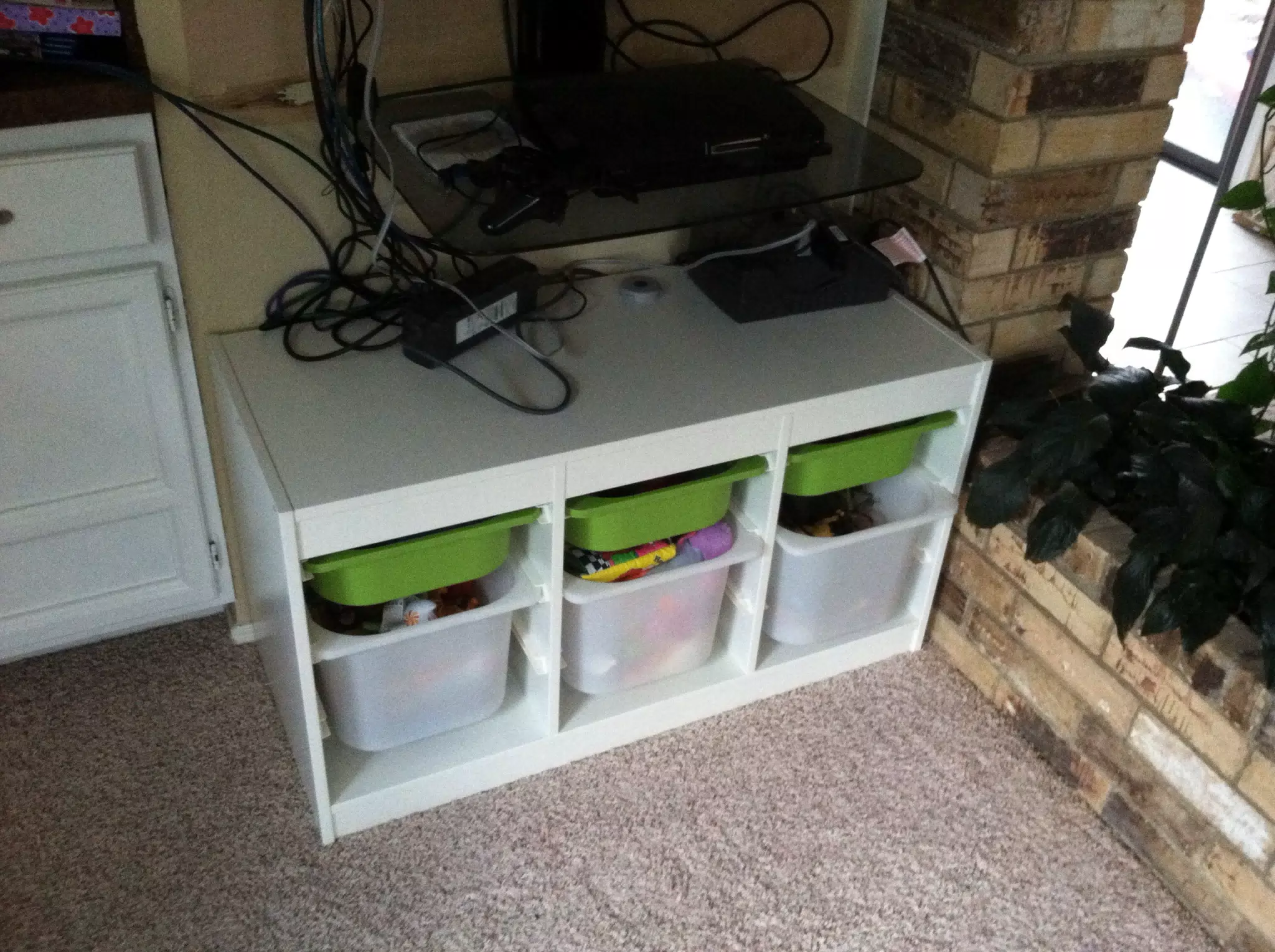 New Storage in Playroom