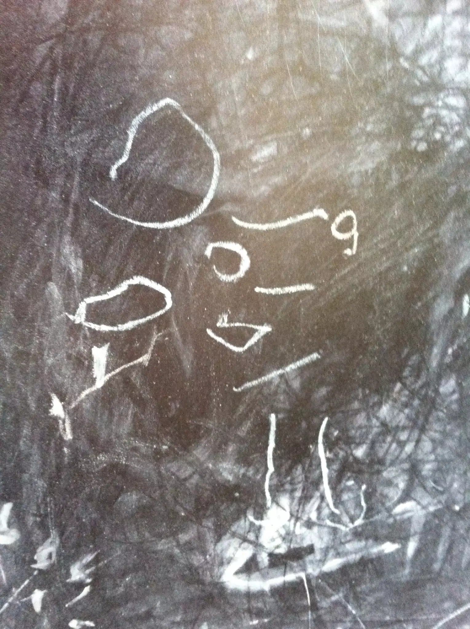Liesl Drawing a Face