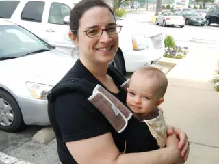 Luciana in Her New Ergo Baby