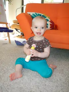 Luciana with Yellow Paint