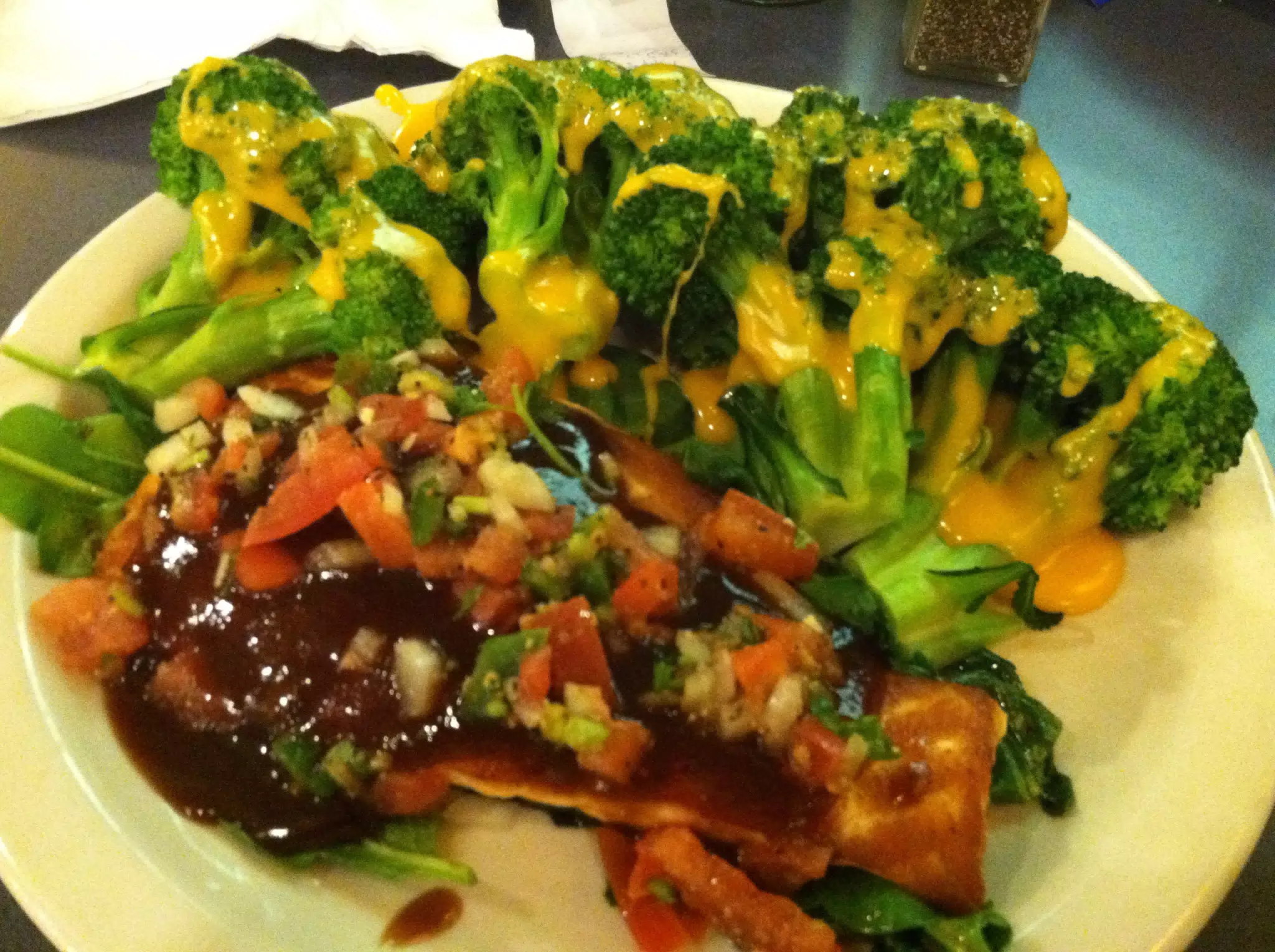 BBQ Salmon at Cafe Brazil
