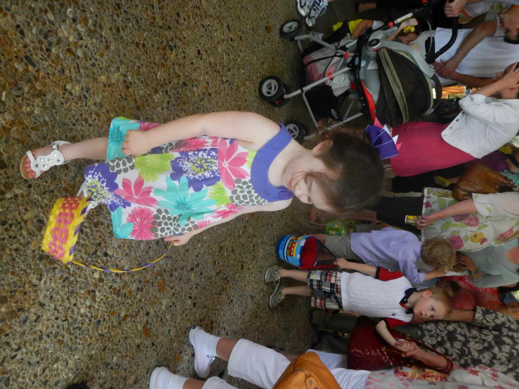 Liesl Waiting with Easter Basket