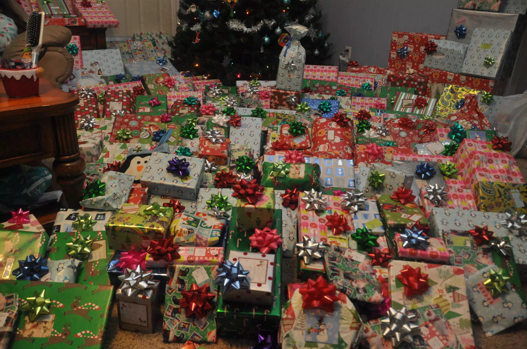 The Array of Christmas Presents