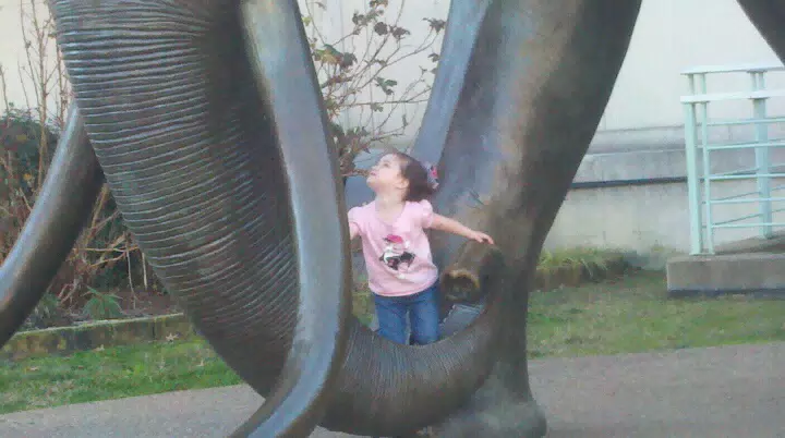 Liesl on the Mammoth
